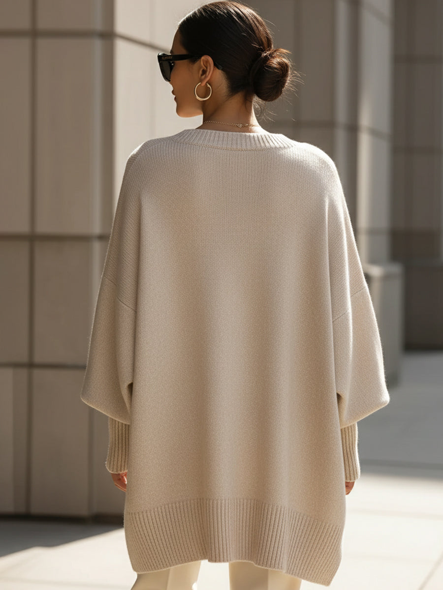 Florence Oversized Poncho Knit Sweaters for Women — photo 8