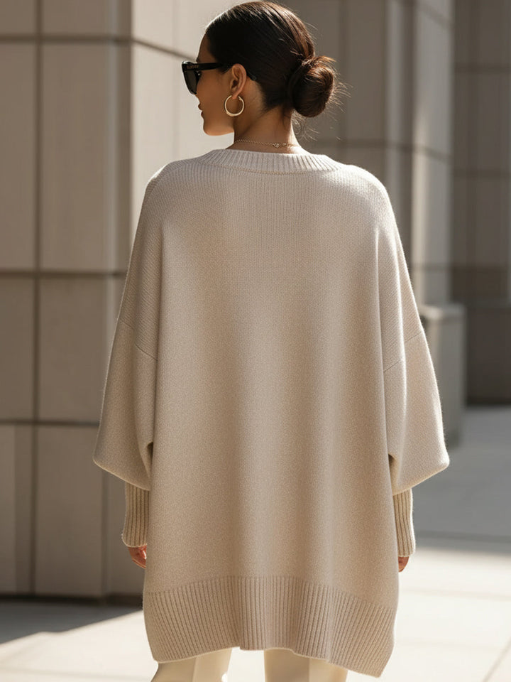 Florence Oversized Poncho Knit Sweaters for Women — photo 8