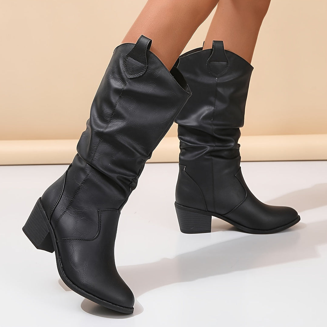 Sorcha Wide Calf Western Boots for Women — photo 8