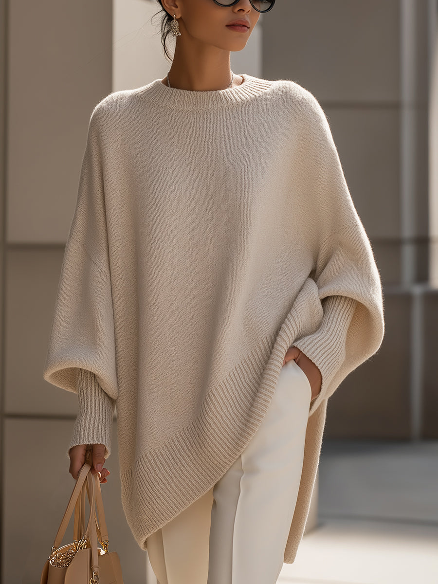 Florence Oversized Poncho Knit Sweaters for Women