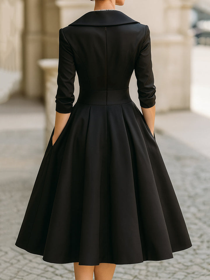 Nesta Tailored A-Line Midi Dresses for Women — photo 6