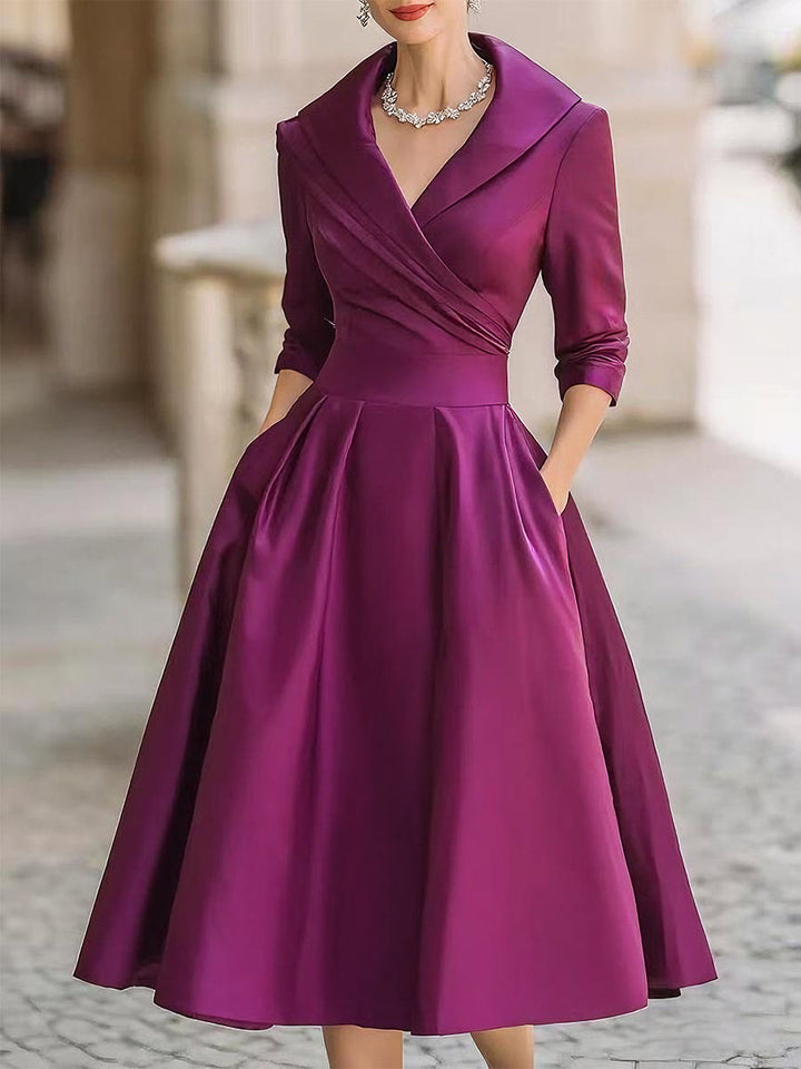 Nesta Tailored A-Line Midi Dresses for Women — photo 4