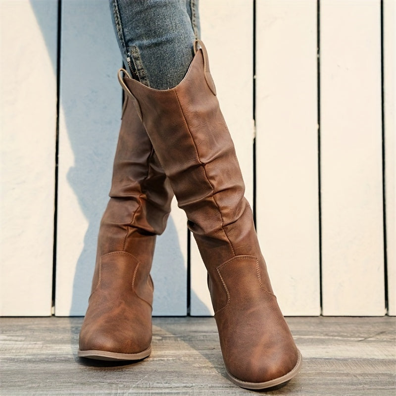 Sorcha Wide Calf Western Boots for Women