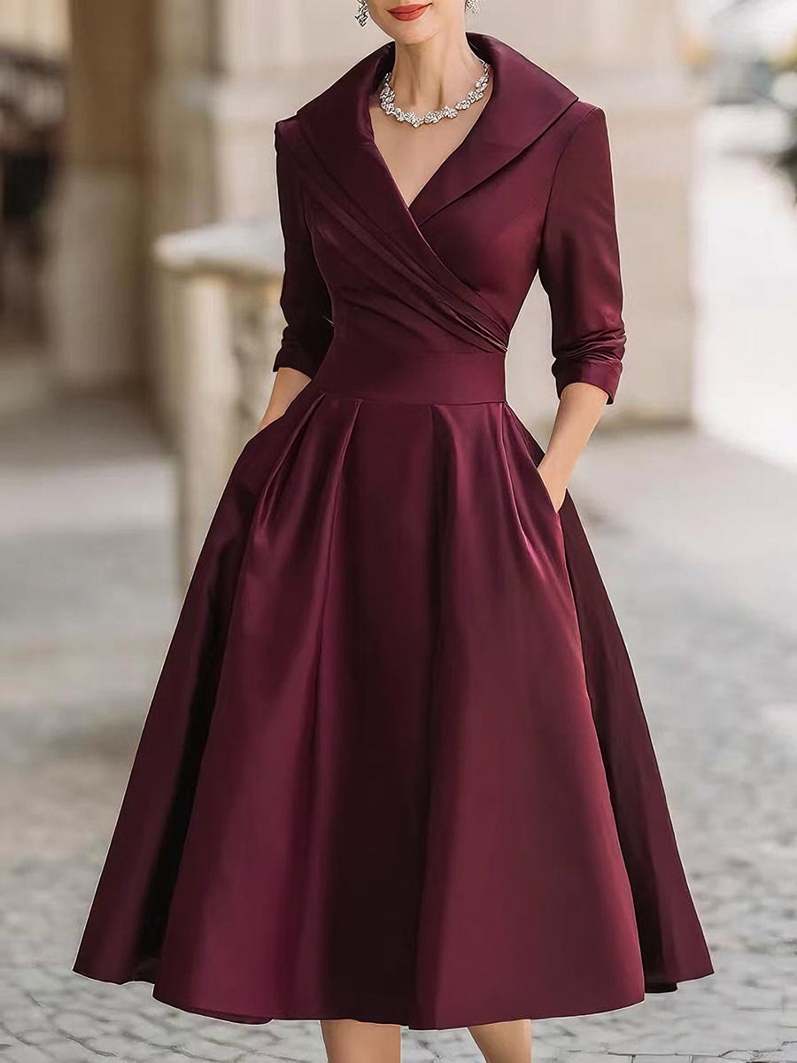Nesta Tailored A-Line Midi Dresses for Women — photo 2