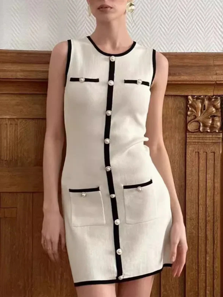 Henrietta Ribbed Knit Mini Dress Dresses for Women — photo 8