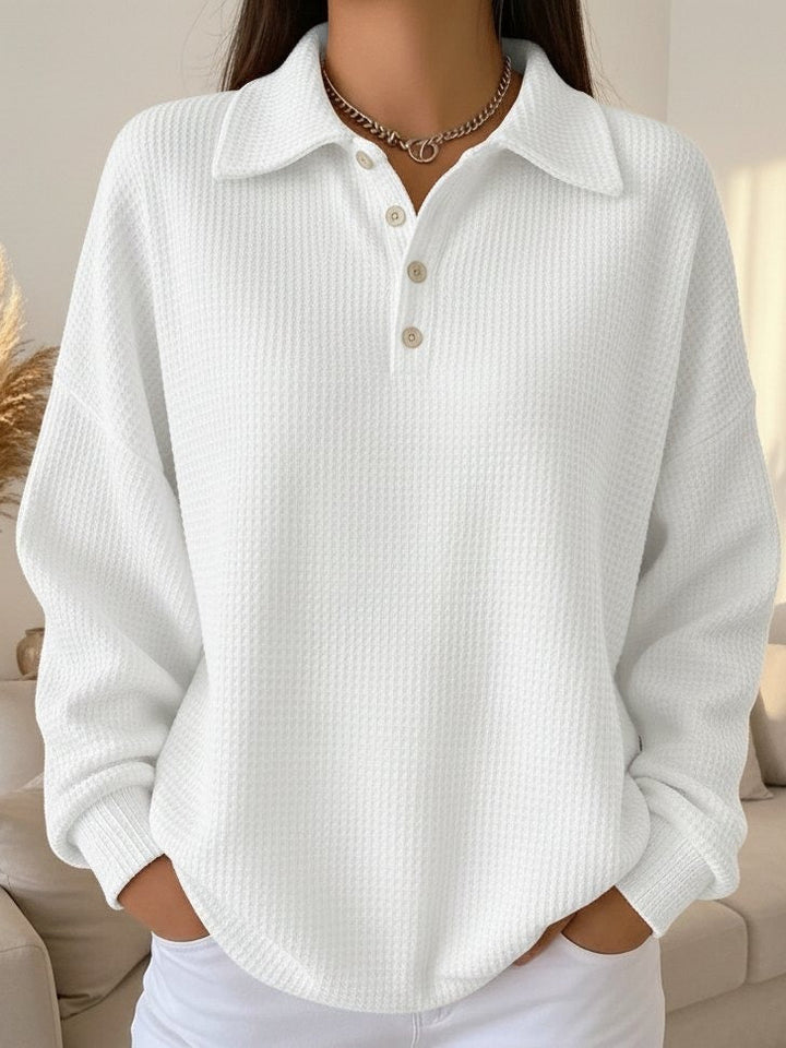 Verity Textured Polo Knit Sweaters for Women — photo 2