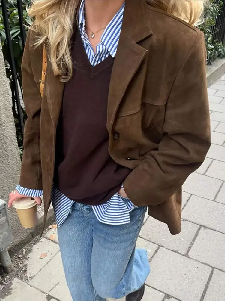 Sylvie Velvet Button Jacket Coats for Women — photo 4