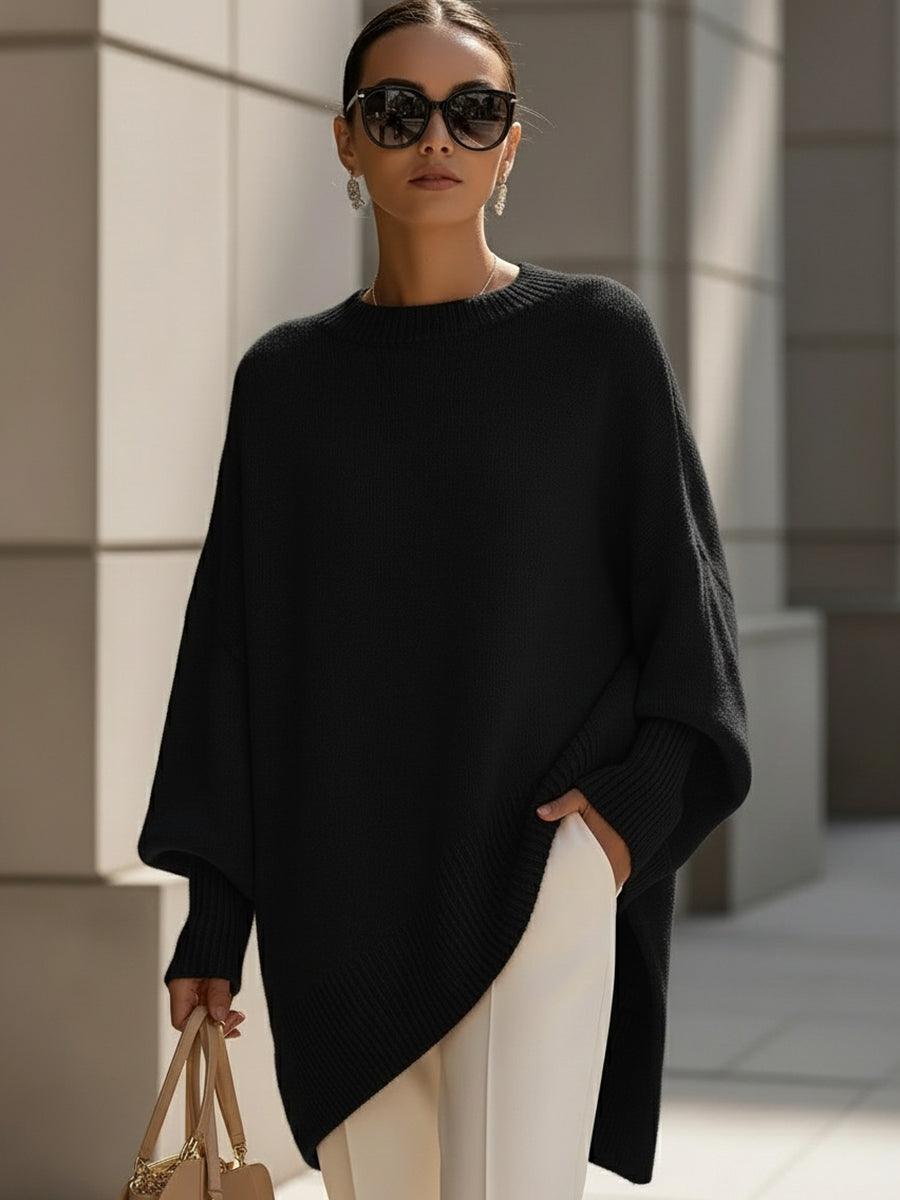 Florence Oversized Poncho Knit Sweaters for Women — photo 2
