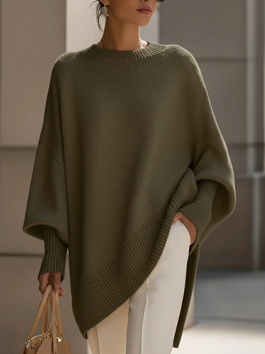 Florence Oversized Poncho Knit Sweaters for Women — photo 3
