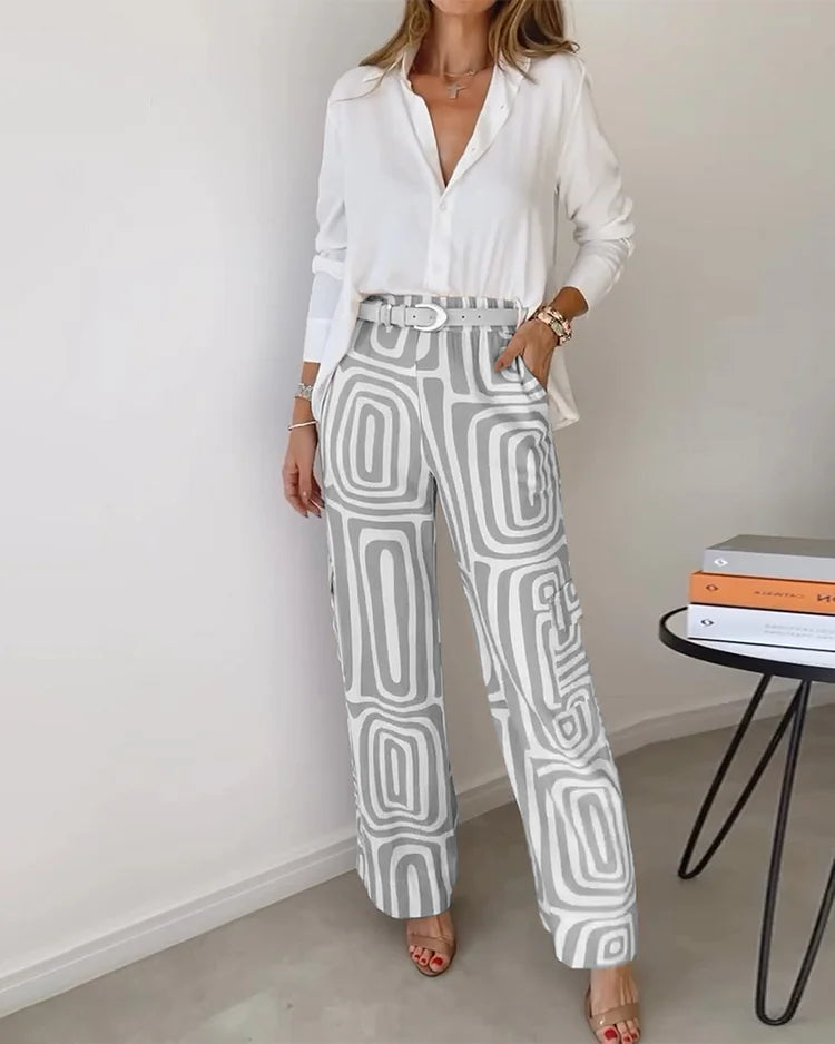 Guinevere Belted Two-Piece Duo Sets for Women — photo 5