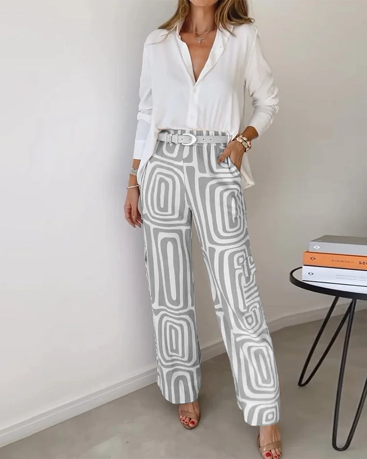 Guinevere Belted Two-Piece Duo Sets for Women — photo 5