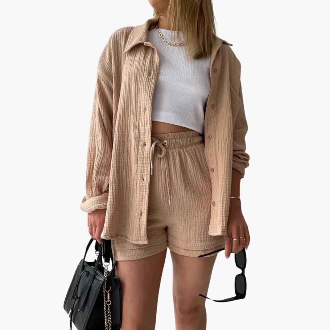 Iolanthe Relaxed Two-Piece Pair Sets for Women