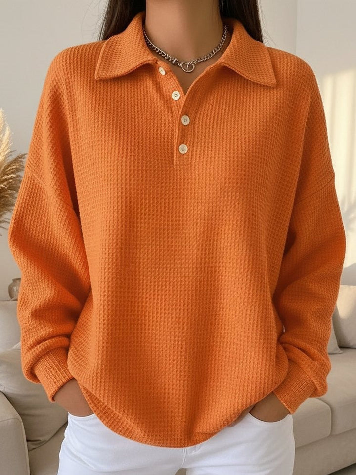 Verity Textured Polo Knit Sweaters for Women — photo 3