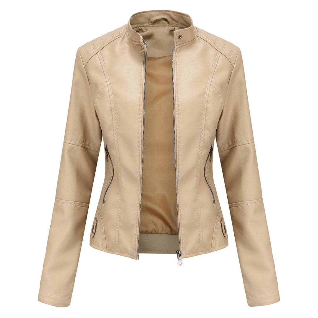 Winifred Stand Collar Zip Jacket Coats for Women — photo 4
