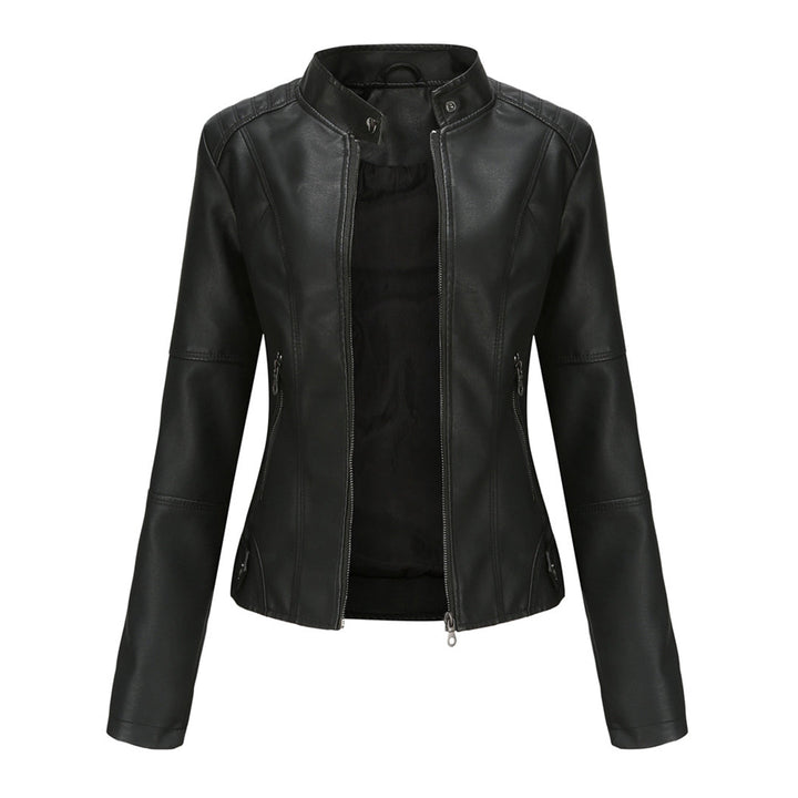 Winifred Stand Collar Zip Jacket Coats for Women