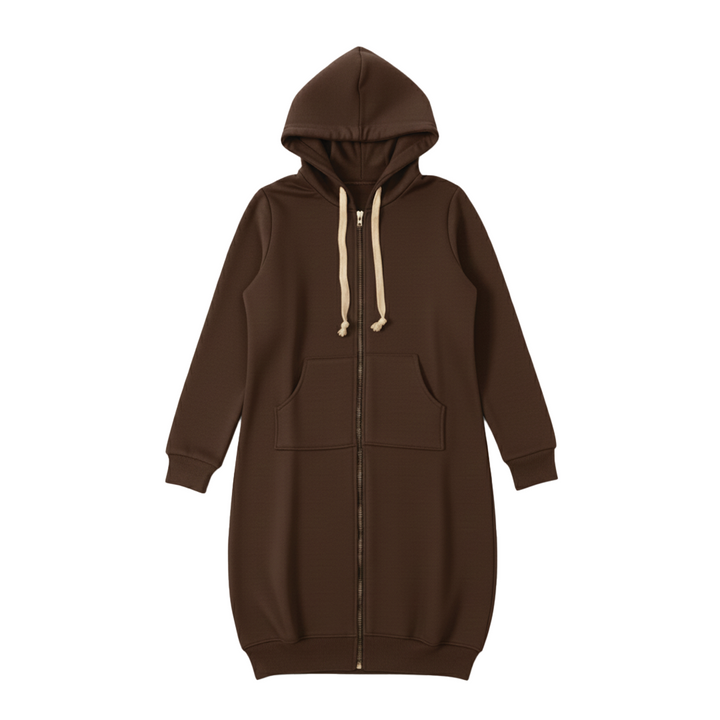Celestine Longline Full Zip Top Hoodies for Women — photo 3