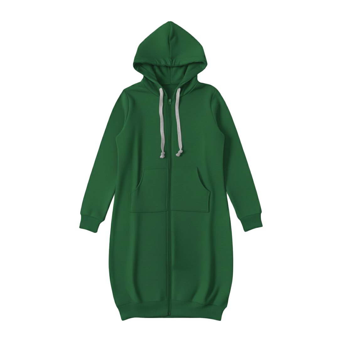 Celestine Longline Full Zip Top Hoodies for Women — photo 6