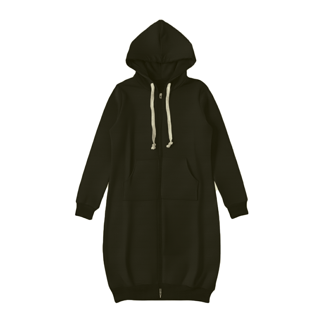 Celestine Longline Full Zip Top Hoodies for Women — photo 7