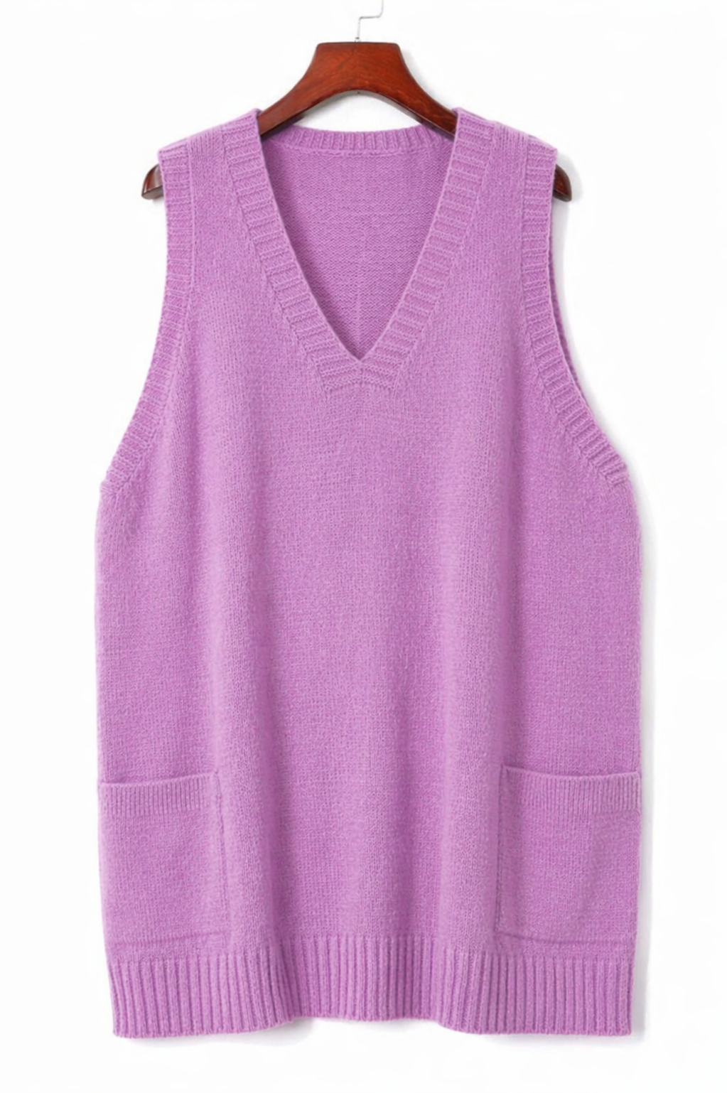 Thomasina V-Neck Knit Layer Sweaters for Women — photo 8