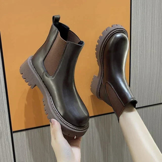 Vivienne Chunky Rubber Sole Chelsea Boots for Women — photo 5