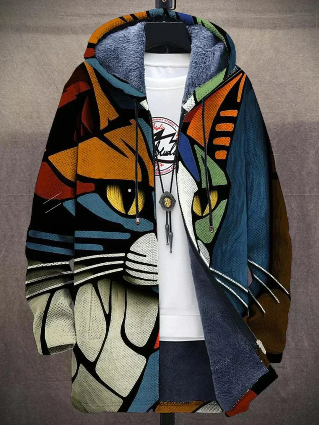 Philippa Printed Open-Front Knit Sweaters for Women — photo 4