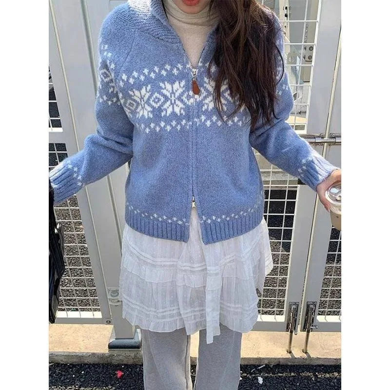 Maeve Zip-Front Knit Cardigan Cardigans for Women — photo 2