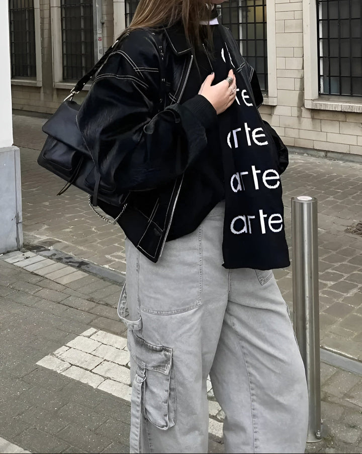 Leonora Oversized Bomber Jacket Coats for Women — photo 7