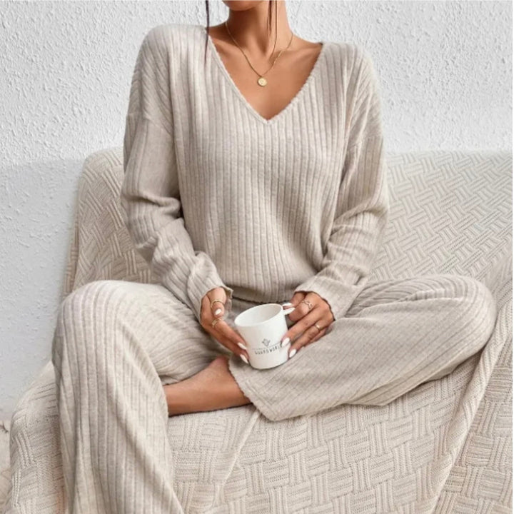 Nerissa Ribbed Knit Two-Piece Set Sets for Women
