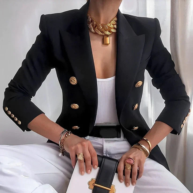 Norah Double Breasted Blazer Coats for Women — photo 3