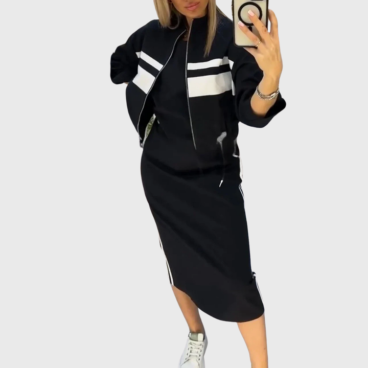 Orlaith Zip Top and Skirt Sets for Women — photo 5