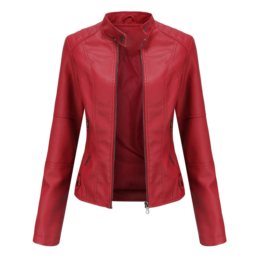Winifred Stand Collar Zip Jacket Coats for Women — photo 2