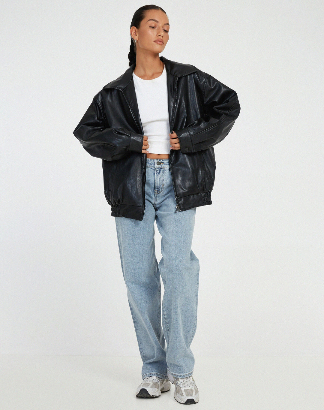 Odette Oversized Bomber Jacket Coats for Women — photo 5