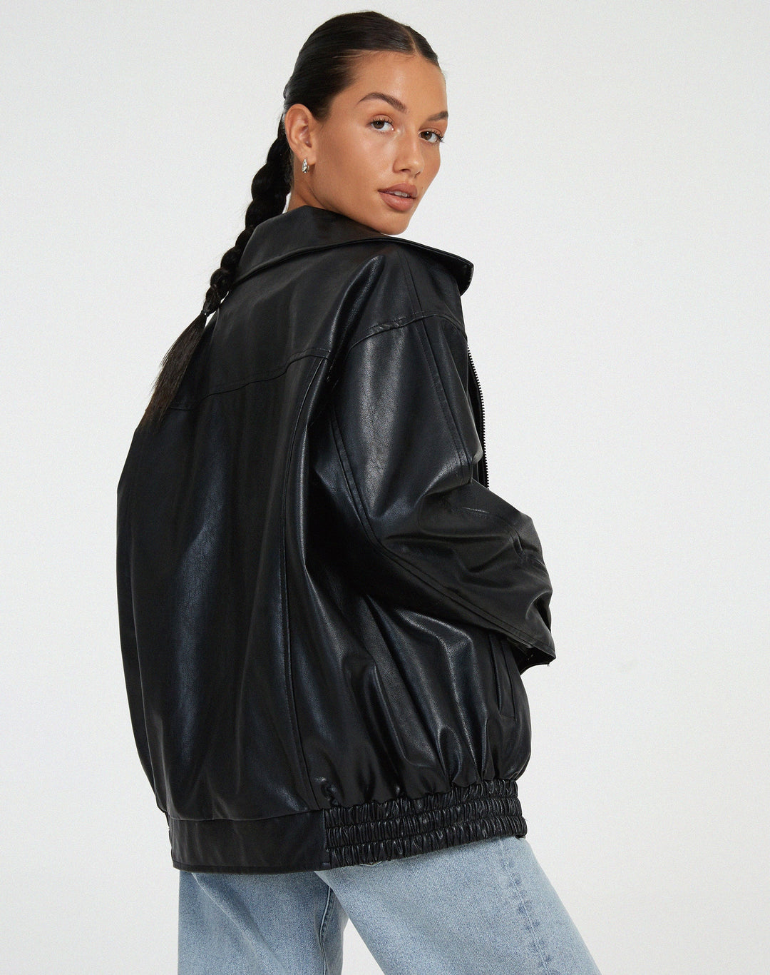 Odette Oversized Bomber Jacket Coats for Women — photo 8