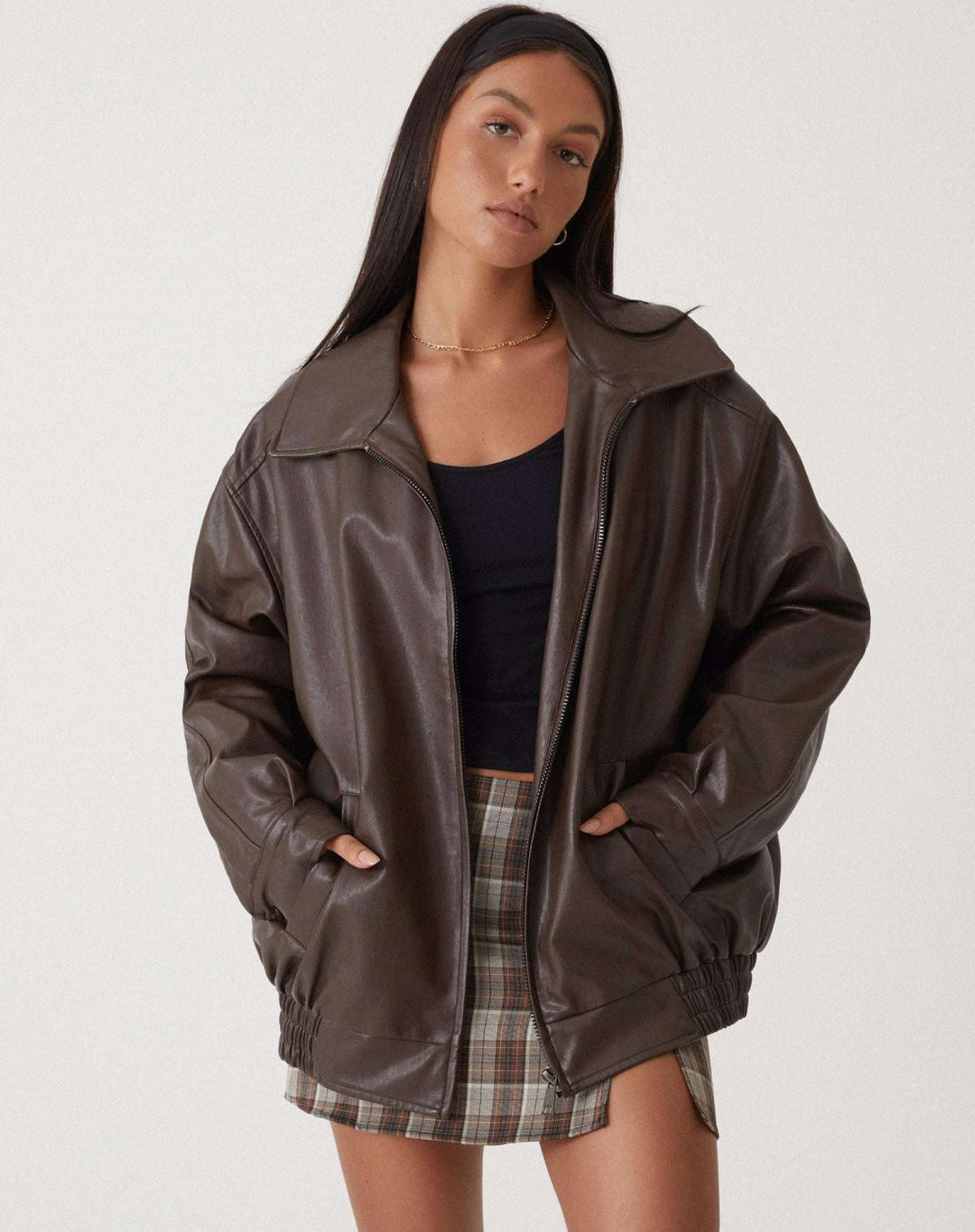 Odette Oversized Bomber Jacket Coats for Women