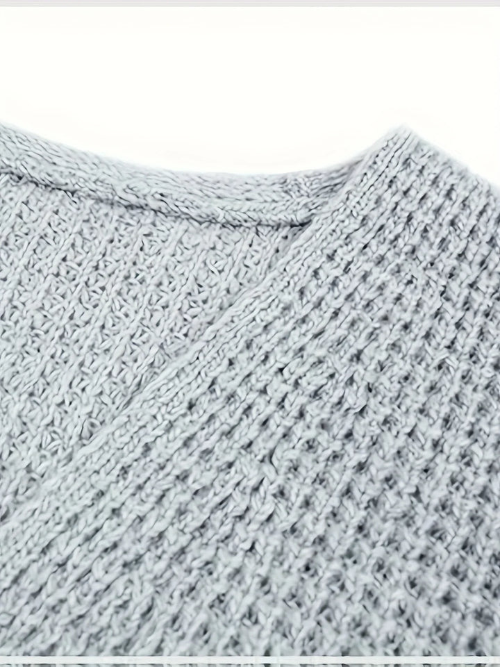 Drusilla Round Neck Textured Knit Sweaters for Women — photo 5