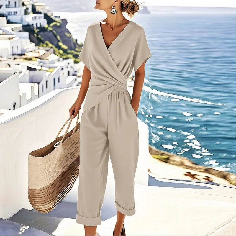 Matilda Wrap-Front Two-Piece Sets for Women