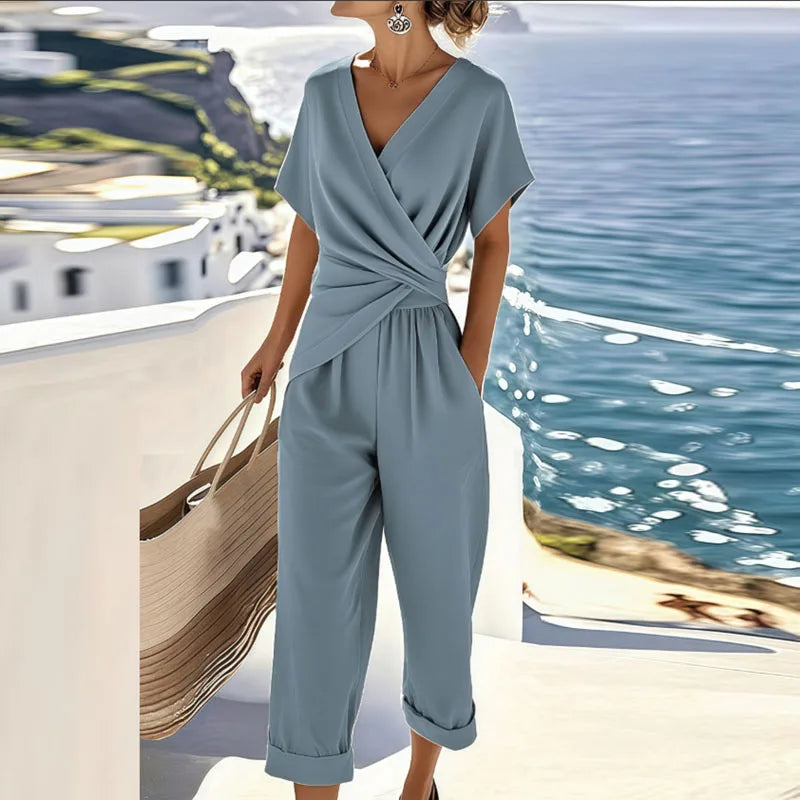 Matilda Wrap-Front Two-Piece Sets for Women — photo 2
