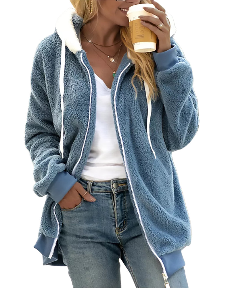 Isadora Fleece Zip Jacket Coats for Women — photo 2