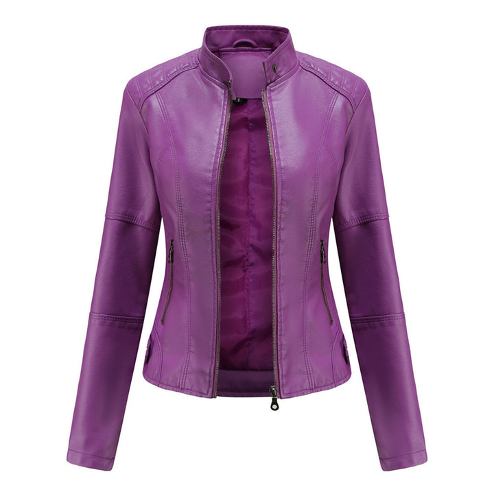 Winifred Stand Collar Zip Jacket Coats for Women — photo 6