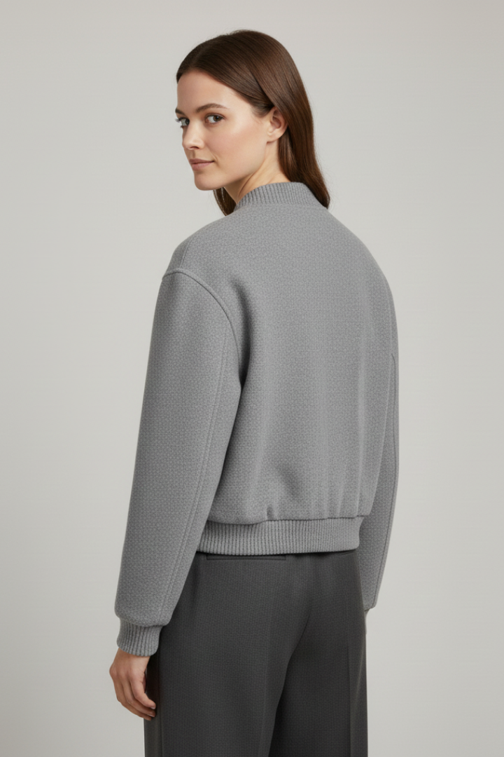Katharine Cropped Snap Front Jacket Coats for Women — photo 4
