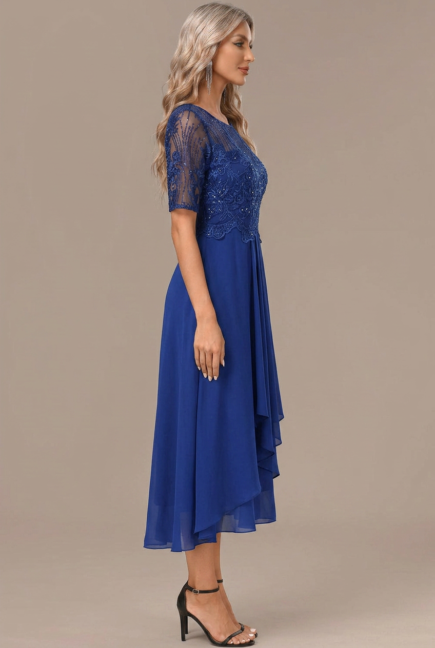 Verena Lace Panel Midi Dresses for Women — photo 2