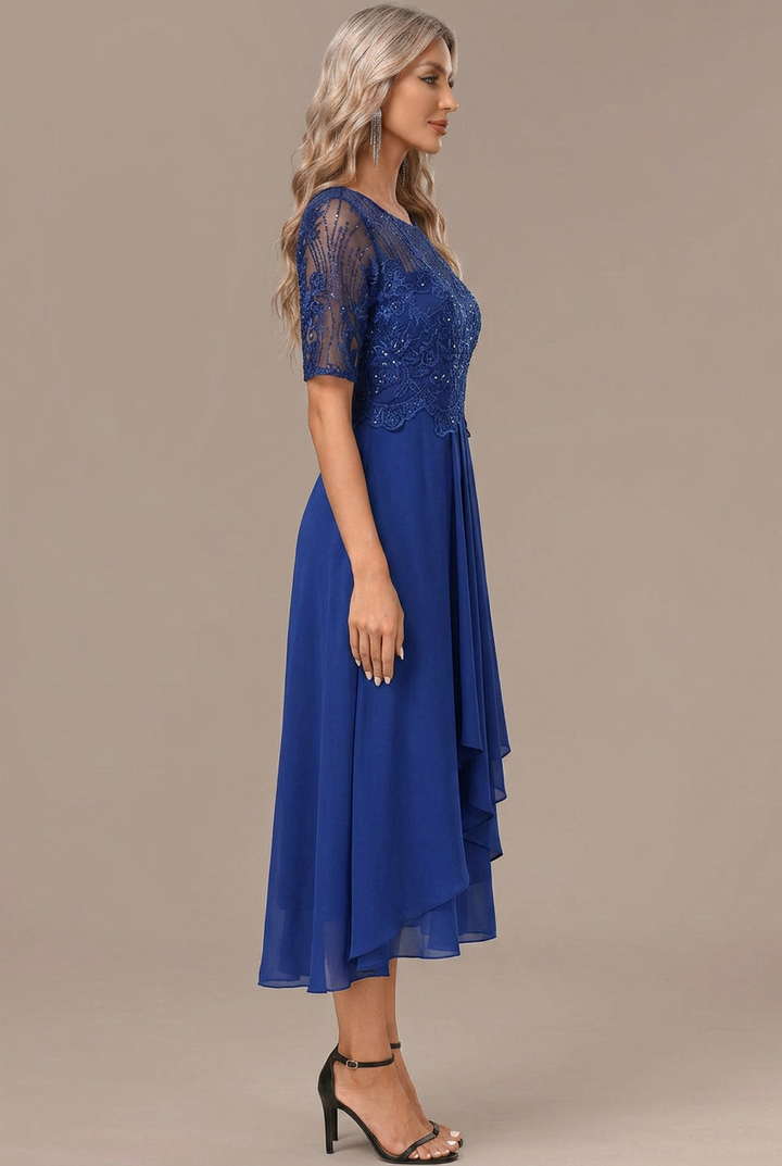 Verena Lace Panel Midi Dresses for Women — photo 2