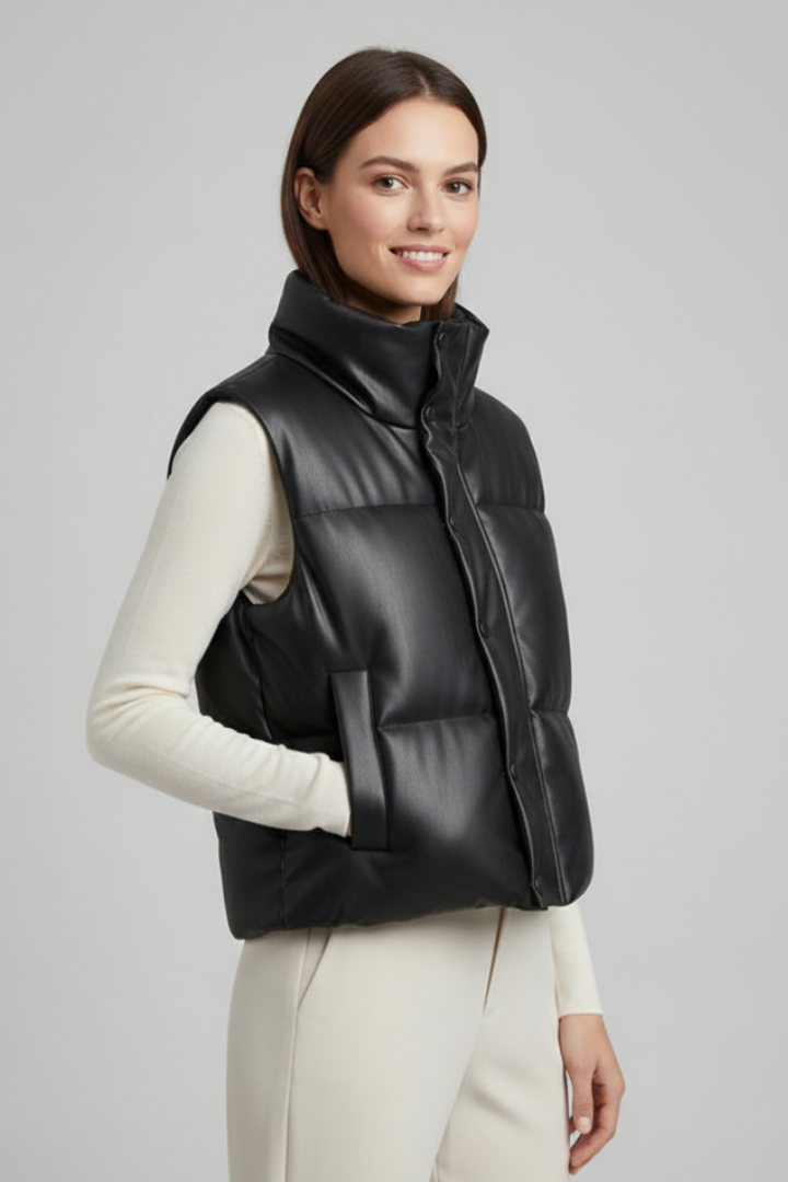 Xanthe Sleeveless Zip Vest Vests for Women — photo 3