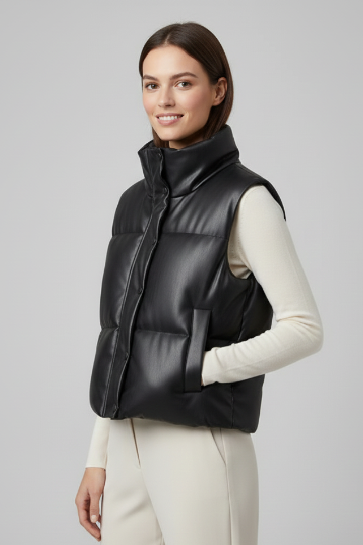 Xanthe Sleeveless Zip Vest Vests for Women — photo 4