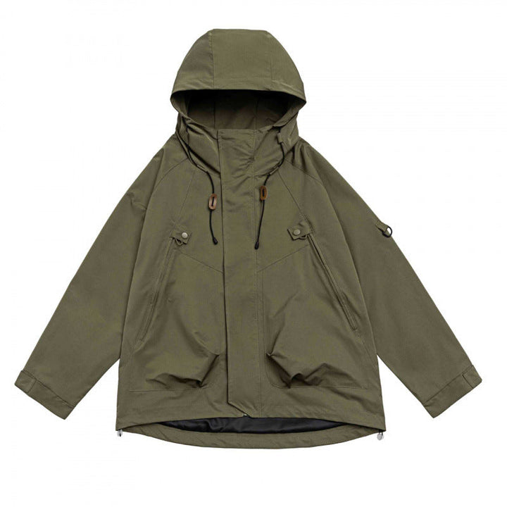 Aurora | Women's Oversized Utility Parka with hood — Green