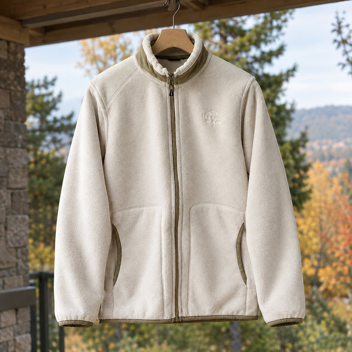Avalora | Women's Fleece Jacket — Off White