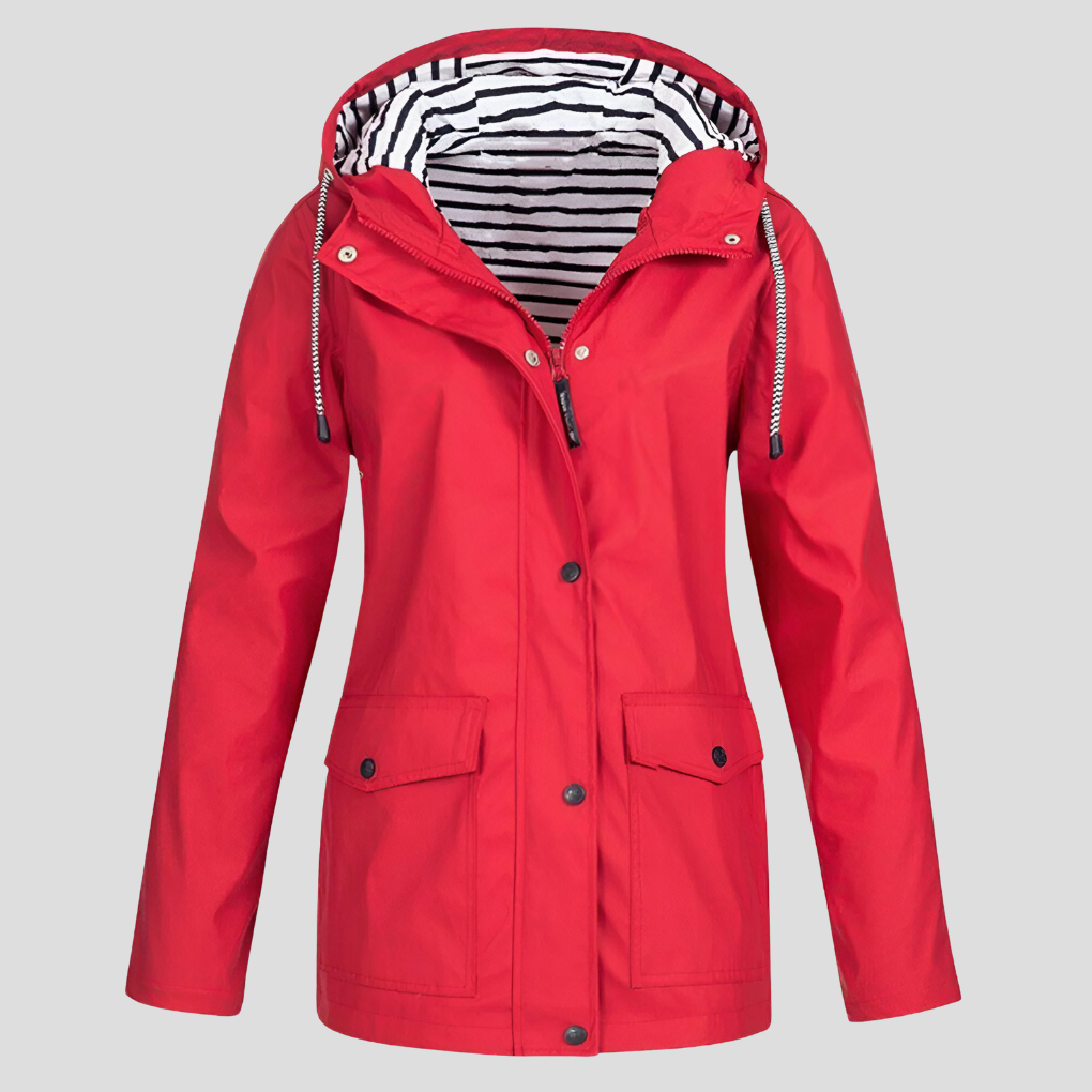 Avani | Women's Insulated Wind and Waterproof Jacket — Red