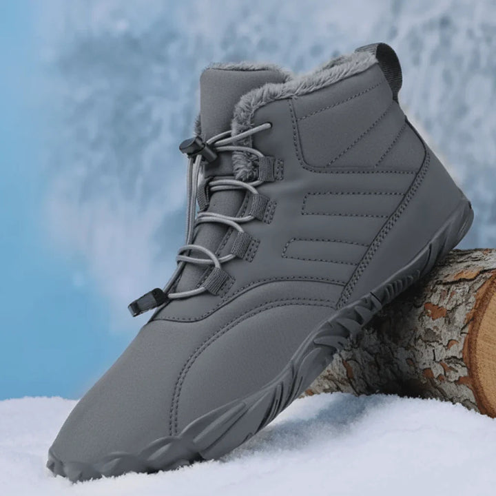 Avelorae | Women's Lace-Up Hiker Snow Boots — Light Gray