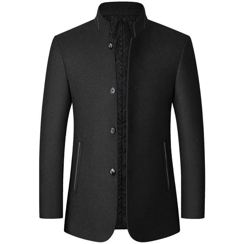 Avice | Women's Fit-and-Flare Quilted Polished Coat — Black