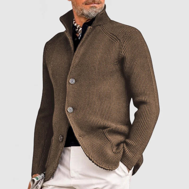 Bellarie | Women's Cozy Knit Button Cardigan — 1